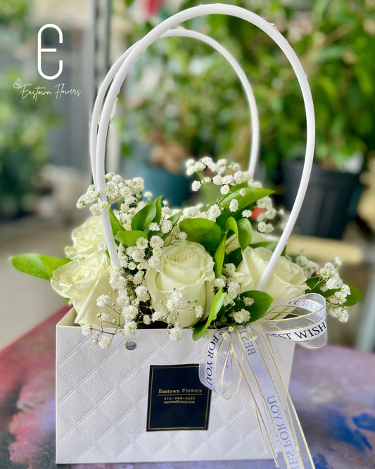 White Rose in a Bag