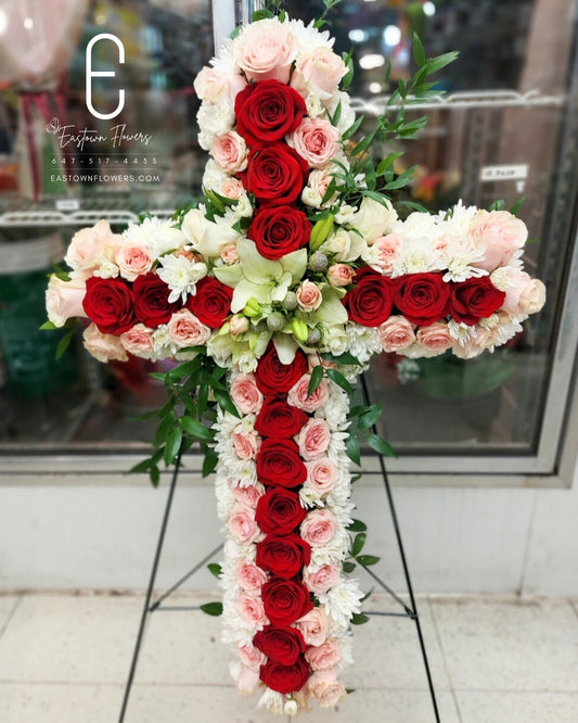 Cross Standing Spray