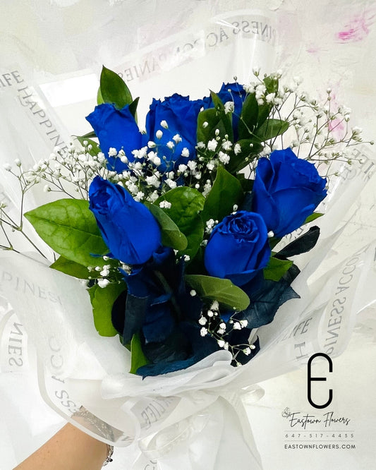 Blue Rose Bouquet