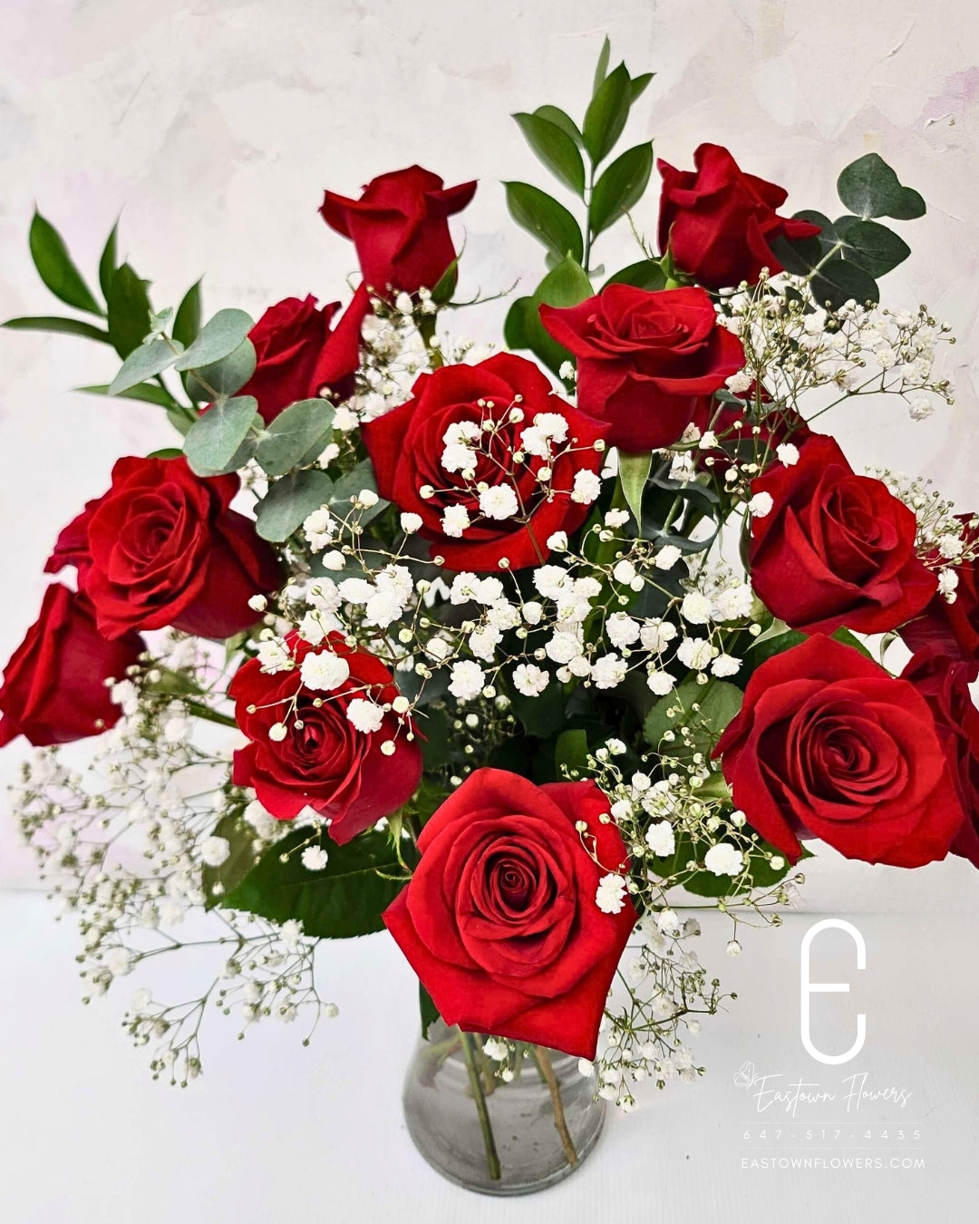 Red Roses Vase