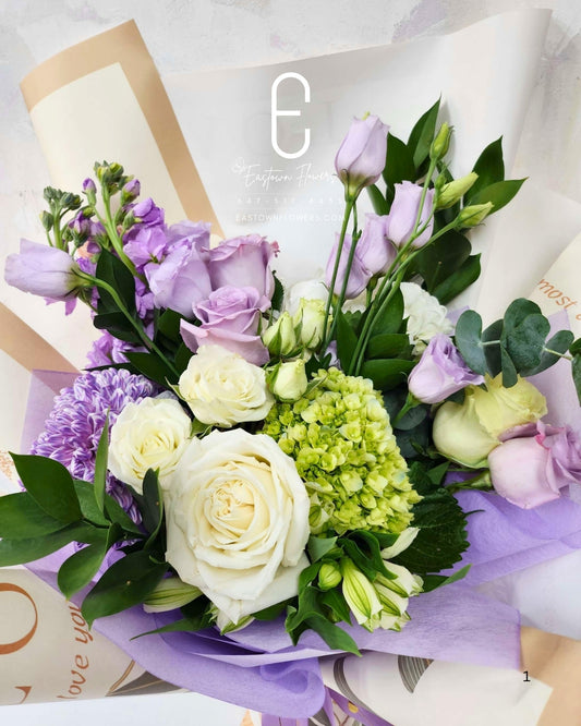 White & Purple Bouquet