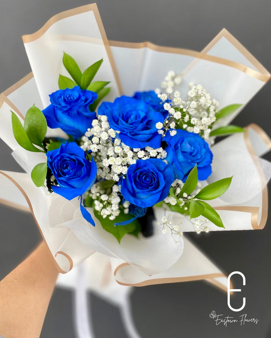 Blue Rose Bouquet