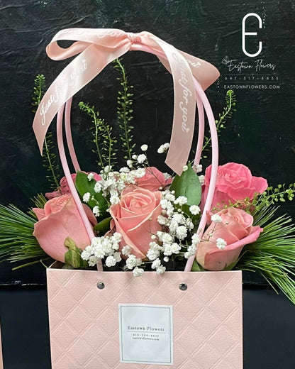 Pink Rose Bag