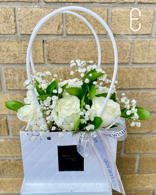 White Rose in a Bag