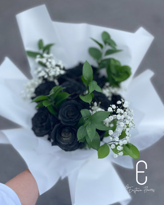 Black Rose Bouquet