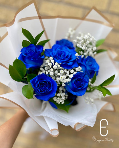 Blue Rose Bouquet