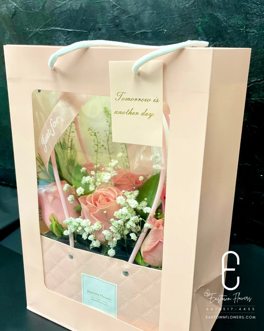 Pink Rose Bag