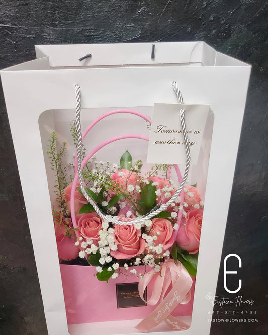 Pink Rose Bag
