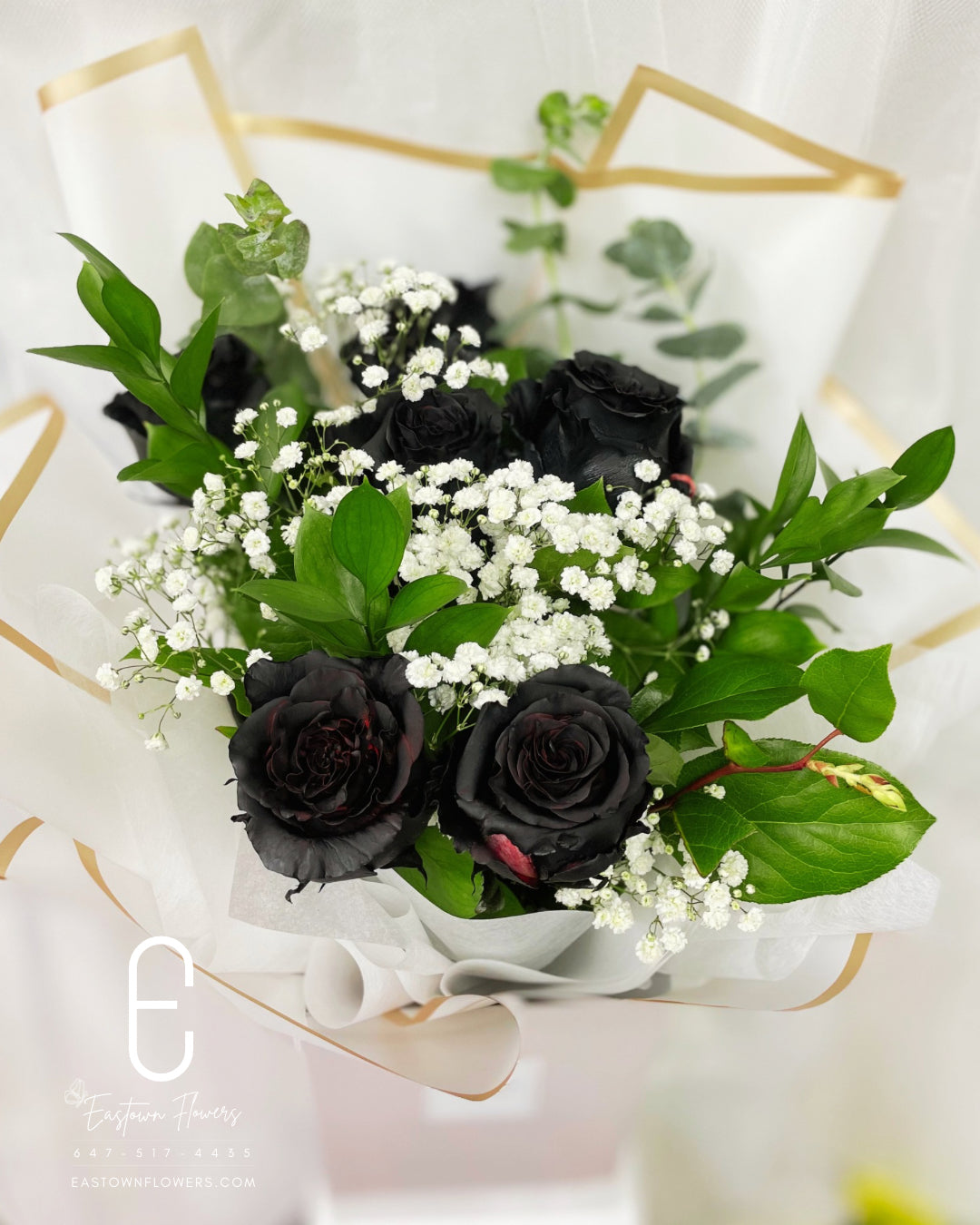 Black Rose Bouquet