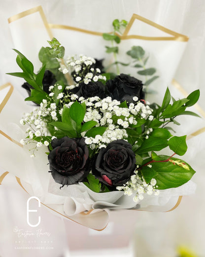 Black Rose Bouquet