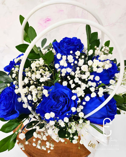 Blue Rose Bag