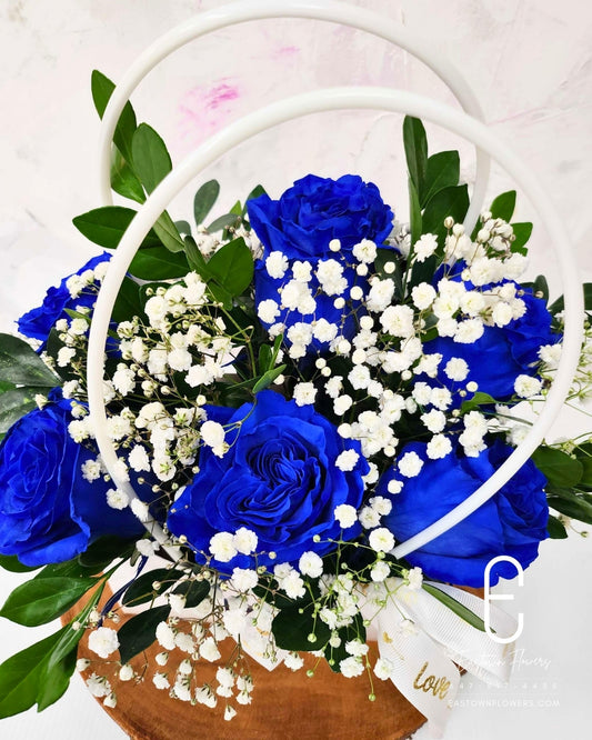 Blue Rose Bag