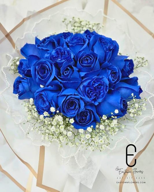 Blue Rose Bouquet