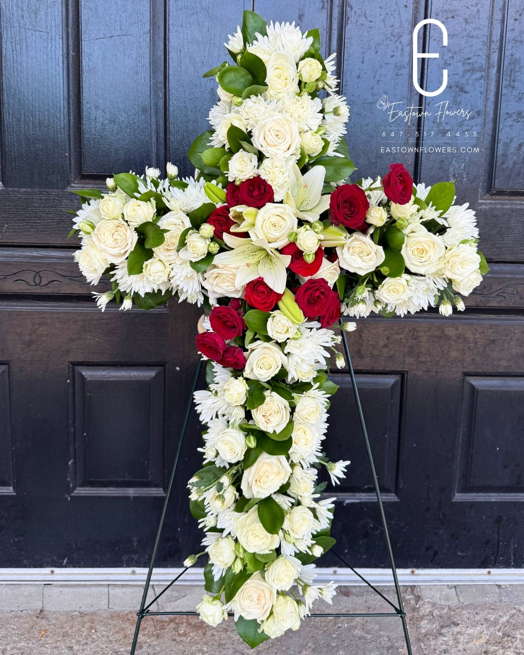 Cross Standing Spray (30")