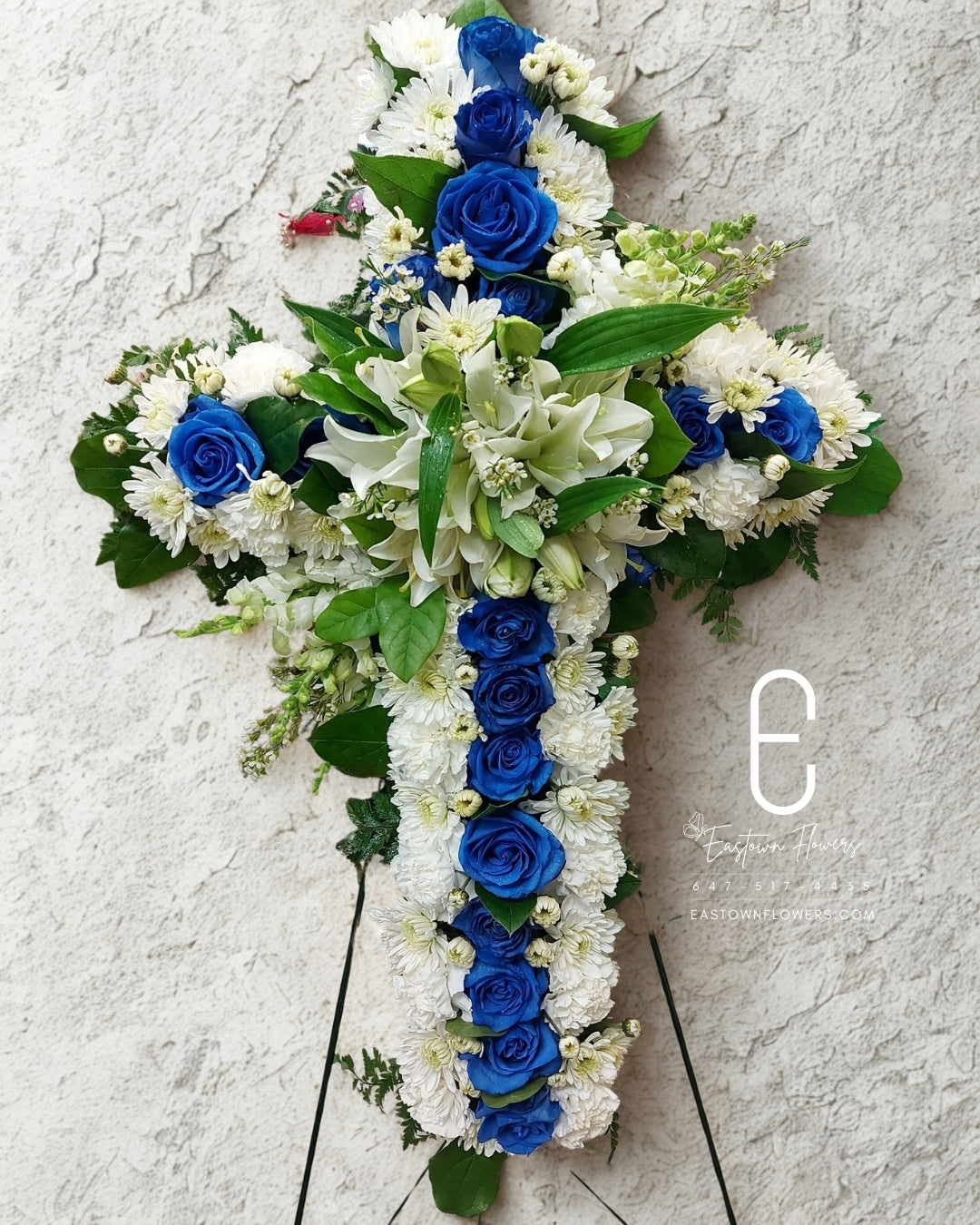 Cross Standing Spray (30")