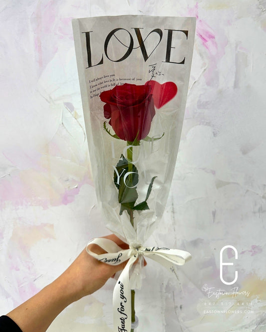 Valentine's Single Rose