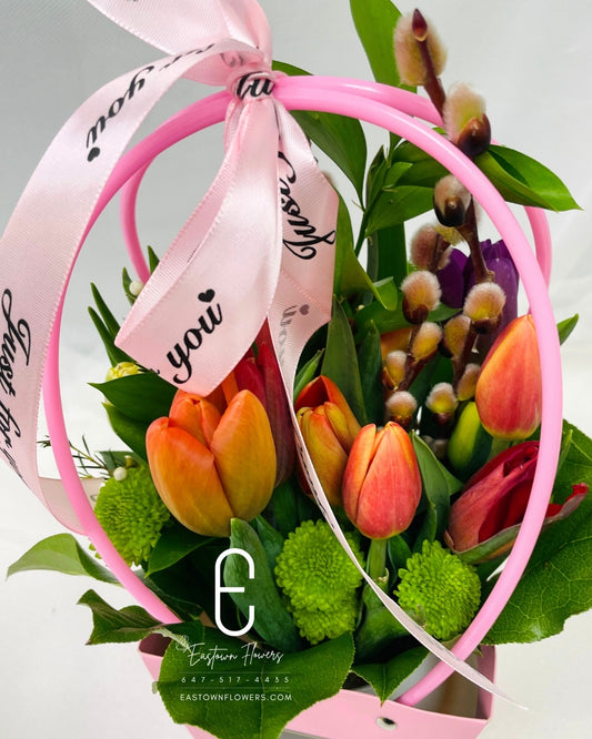 Mixed Tulip bag