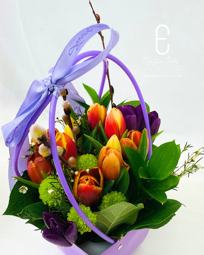 Mixed Tulip bag