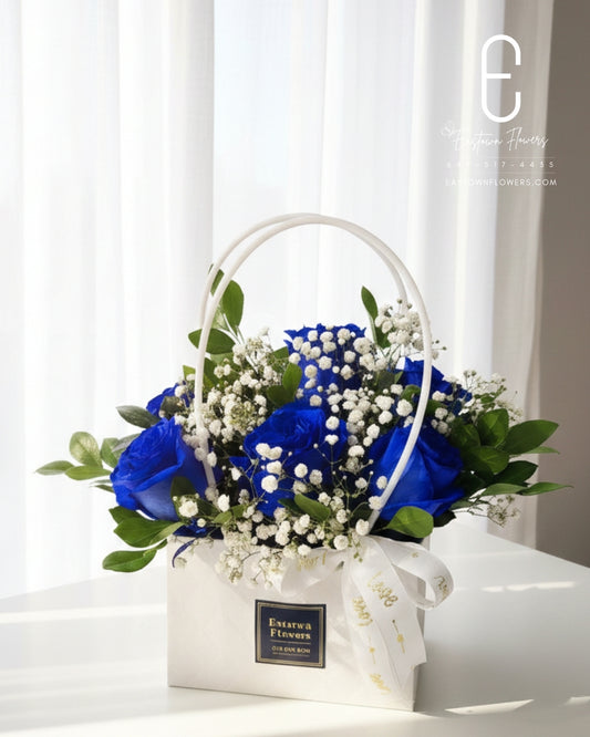 Blue Rose Bag
