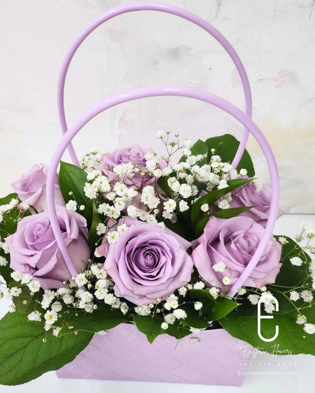 Lavender Roses in the Bag