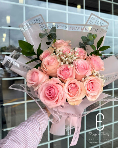 Pink Rose Bouquet