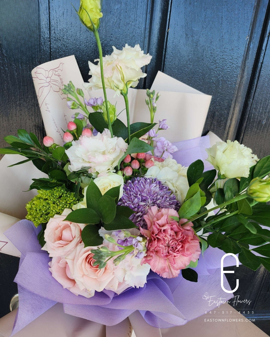 Pink & Lavender White