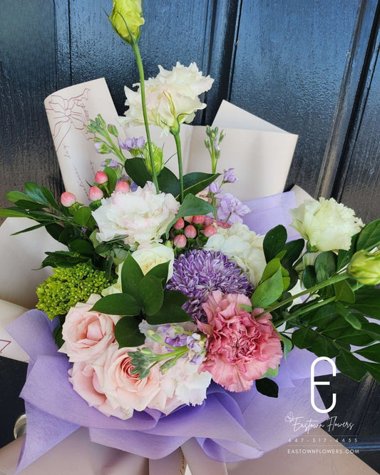 Pink & Lavender White