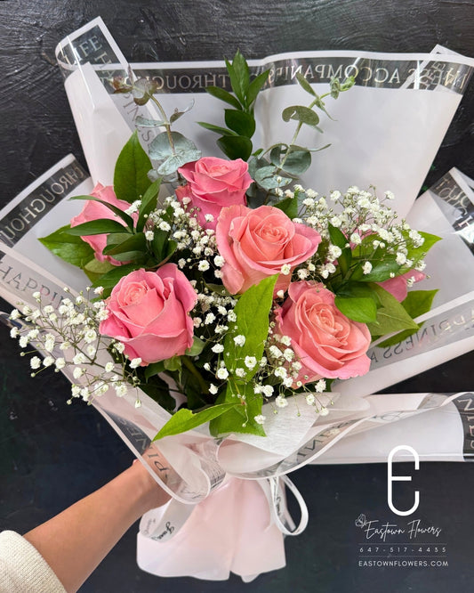 Pink Rose Bouquet