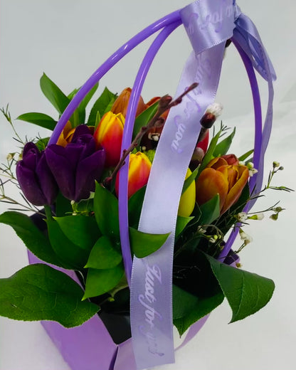 Mixed Tulip bag