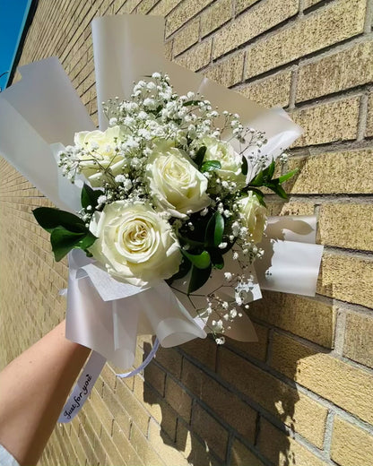 White Rose Bouquet