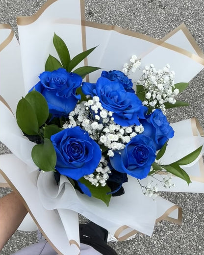 Blue Rose Bouquet
