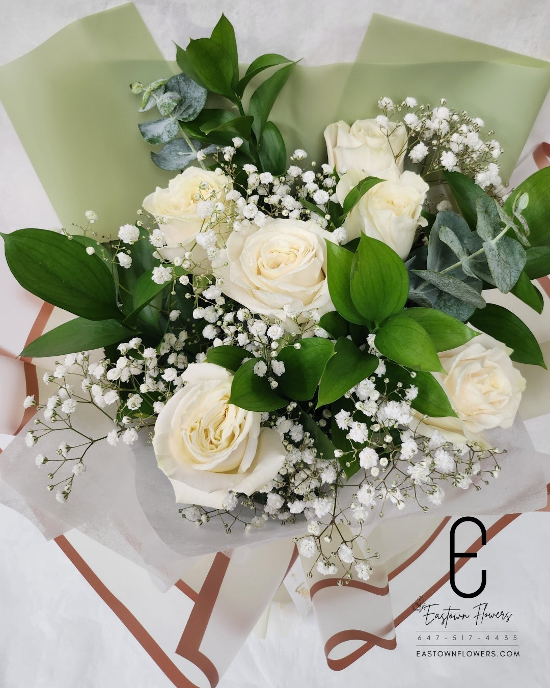 White Rose Bouquet